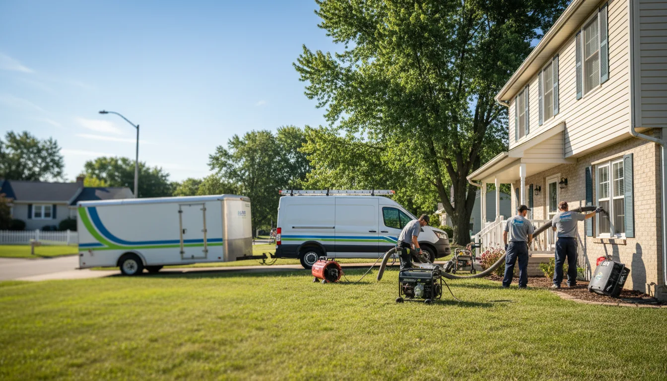 Flooded Basement Restoration And Cleanup With Repair in Liscomb, IA near me